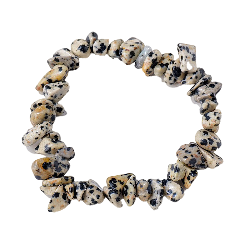 Dalmatian Jasper Chip Bracelet