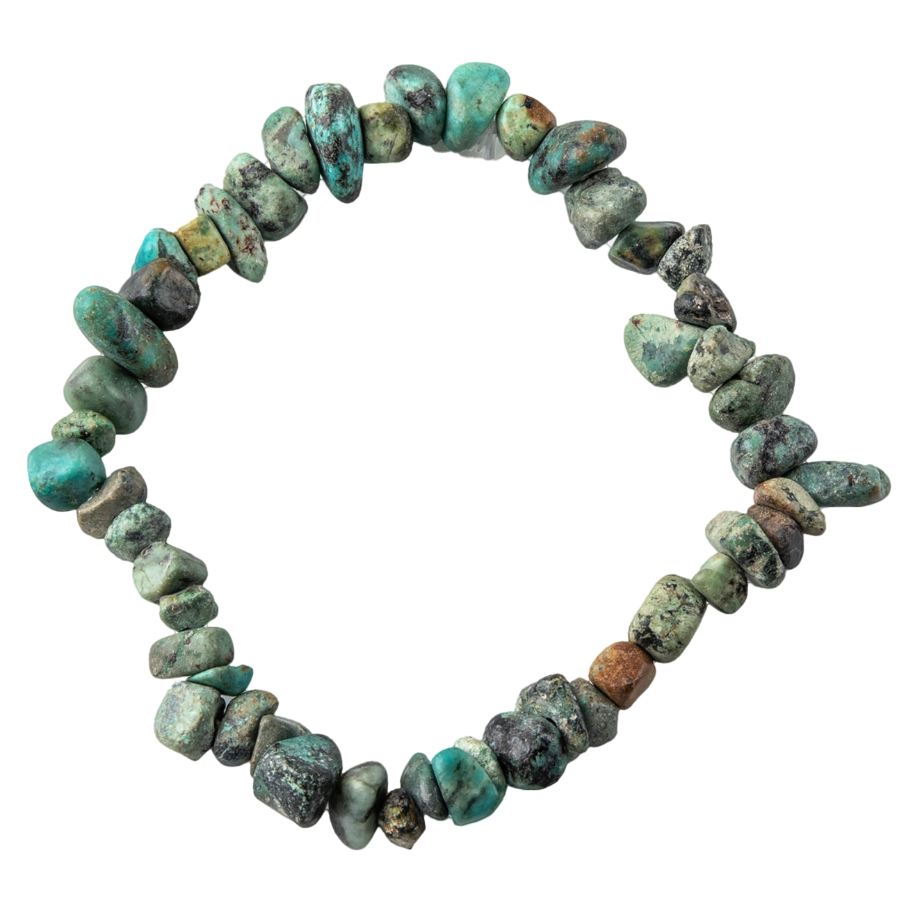 African Turquoise Chip Bracelet