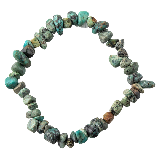 African Turquoise Chip Bracelet