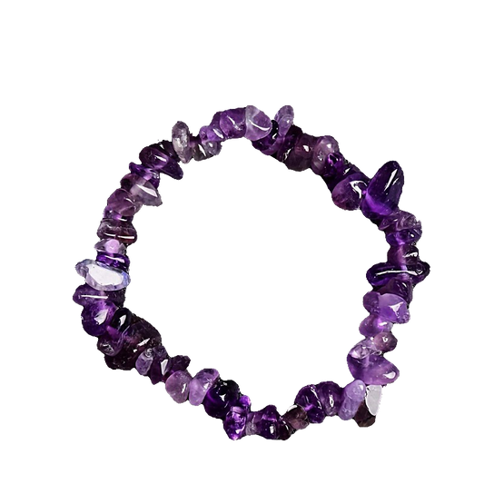 Amethyst Chip Bracelet