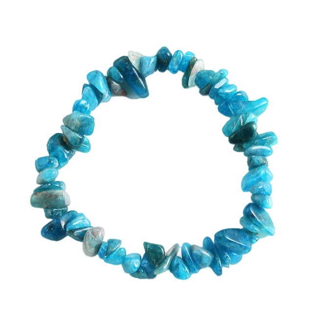 Blue Apatite Chip Bracelet