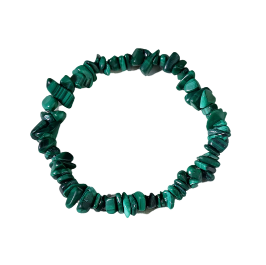 Malachite Chip Bracelet