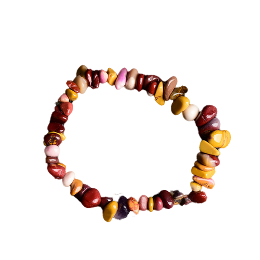 Mookaite Jasper Chip Bracelet