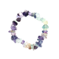 Rainbow Fluorite Chip Bracelet