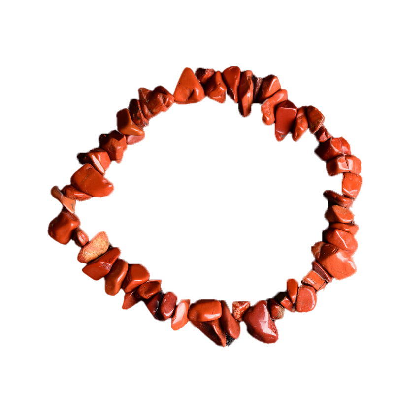 Red Jasper Chip Bracelet