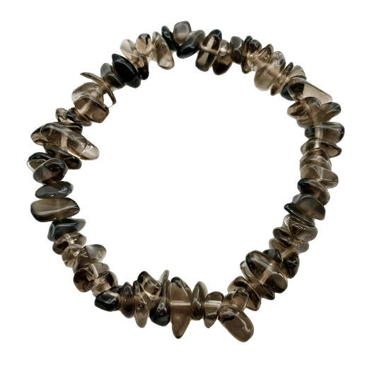 Smokey Quartz Chip Bracelet