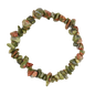 Unakite Chip Bracelet